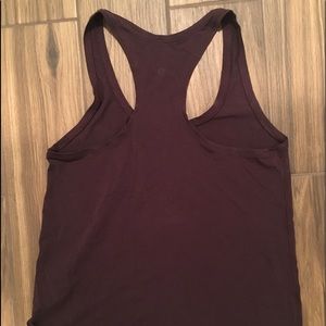 Dark plum lululemon tank top